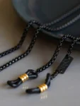 Cordão Sunny Cords Mister Black Medium Gold