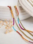 Cordão Sunny Cords Double Pippa Gold Multi