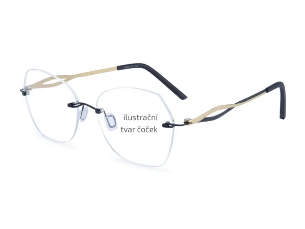 MINIMA 66C N20 - NOIR-BRILLANT/OR/BRILLANT