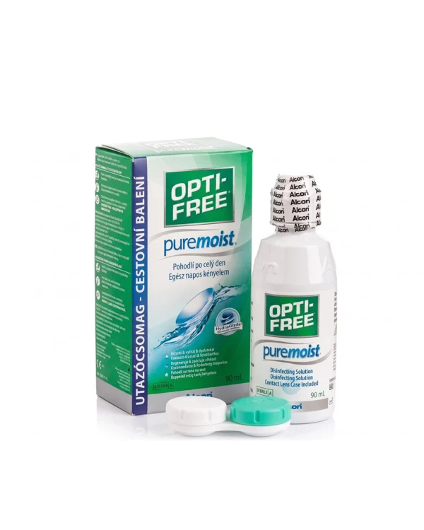 Opti-Free PureMoist Kit Viagem Solução para Lentes de Contacto 90ml